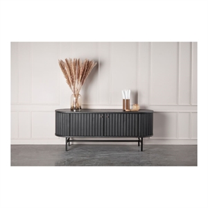 Velvet HIFI møbel - Ledningudtag i top & bagvæg - Massiv ask - Mål: 139 x 55 x 46 cm. - Flere varianter